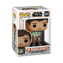 Pop! Star Wars: The Mandalorian TV Show Pop! Vinyl Figure - The Mandalorian Holding Grogu