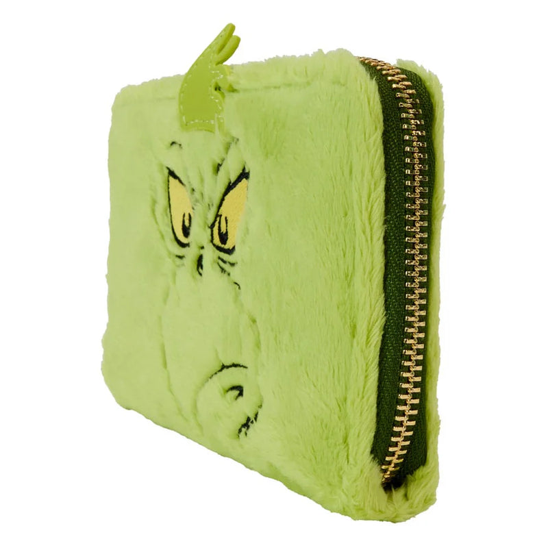 Dr. Seuss - Loungefly How The Grinch Stole Christmas! Plush Zip Around Purse