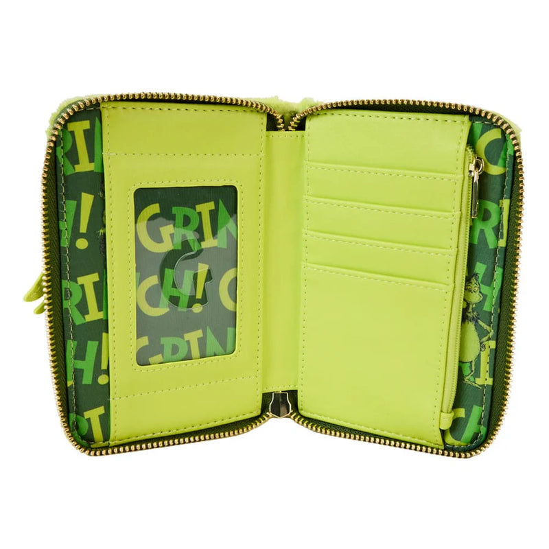 Dr. Seuss - Loungefly How The Grinch Stole Christmas! Plush Zip Around Purse