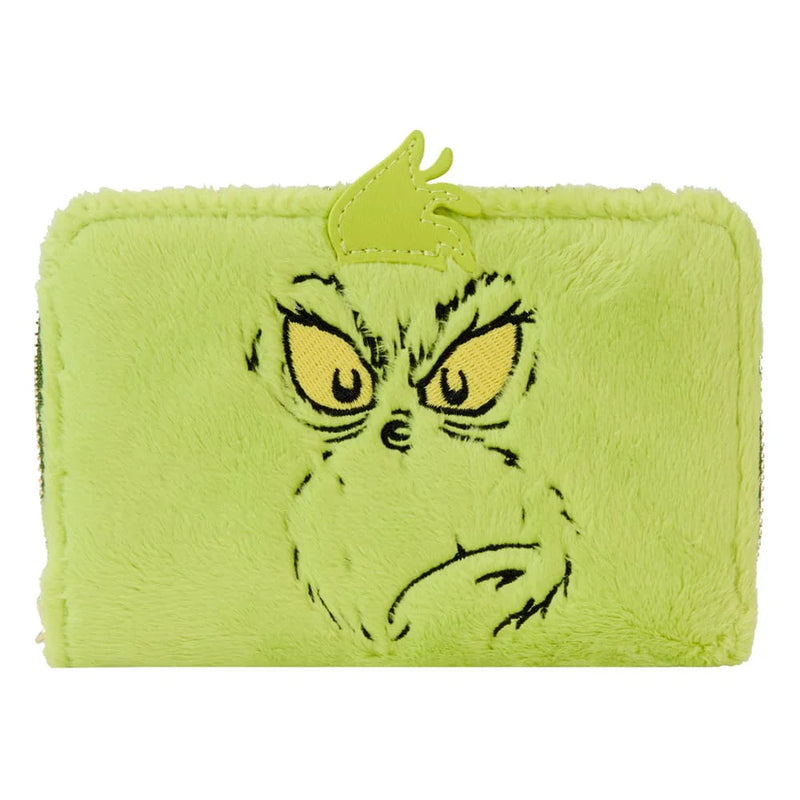Dr. Seuss - Loungefly How The Grinch Stole Christmas! Plush Zip Around Purse