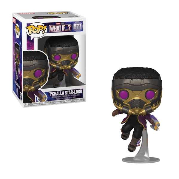 Pop! Marvel: Marvel What If....? Pop! Vinyl Figure - T'Challa Star-lord