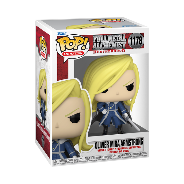 Pop! Animation: Fullmetal Alchemist Brotherhood Pop! Vinyl Figure - Olivier Mira Armstrong