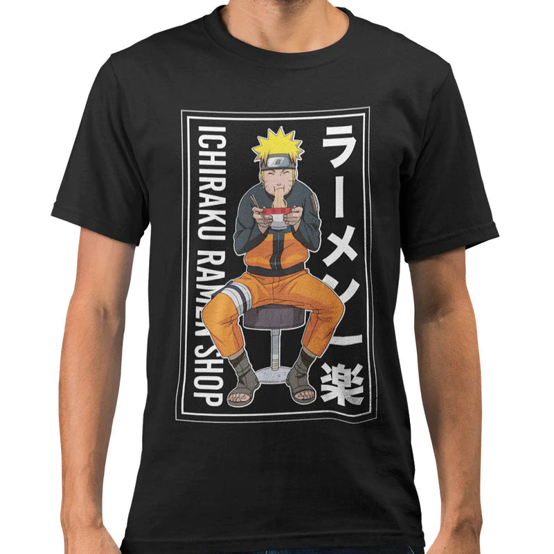 Naruto - Naruto Ichiraku Ramen Black Unisex T-Shirt