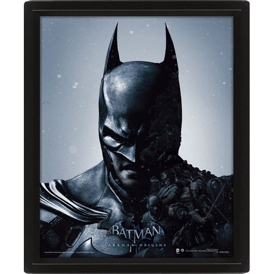 DC Comics - Batman Arkham Framed 3D Lenticular Poster