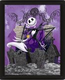 Disney - The Nightmare Before Christmas Graveyard Framed 3D Lenticular Poster