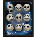 Disney - The Nightmare Before Christmas Jack Expressions Framed 3D Lenticular Poster