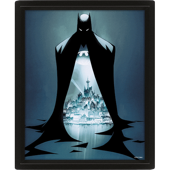 DC Comics - Batman Gotham Framed Protector 3D Lenticular Poster