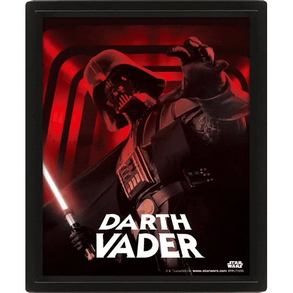 Star Wars - Darth Vader Framed 3D Lenticular Poster