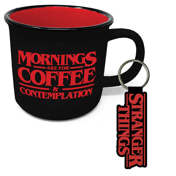 Stranger Things - Coffee and Contemplation Mug and Keychain