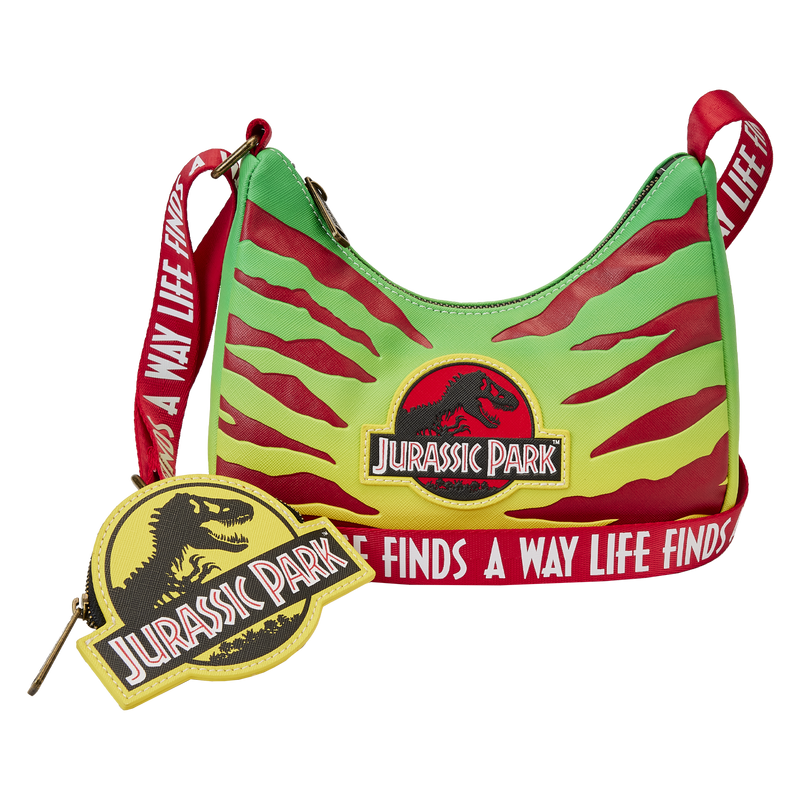Jurassic Park - Loungefly 30th Anniversary Life Finds A Way Crossbody Bag