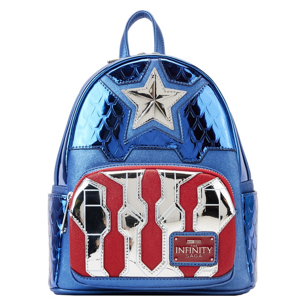 Marvel - Loungefly Shine Captain America Cosplay Mini Backpack