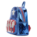 Marvel - Loungefly Shine Captain America Cosplay Mini Backpack