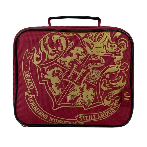 Harry Potter - Crest & Customise Lunch Bag (Burgundy)