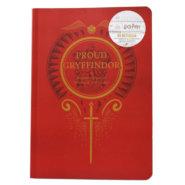 Harry Potter - A5 Notebook Soft Proud Gryffindor