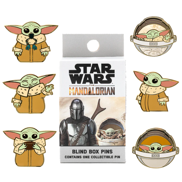 Star Wars - Loungefly The Mandalorian The Child Blind Box Pins.