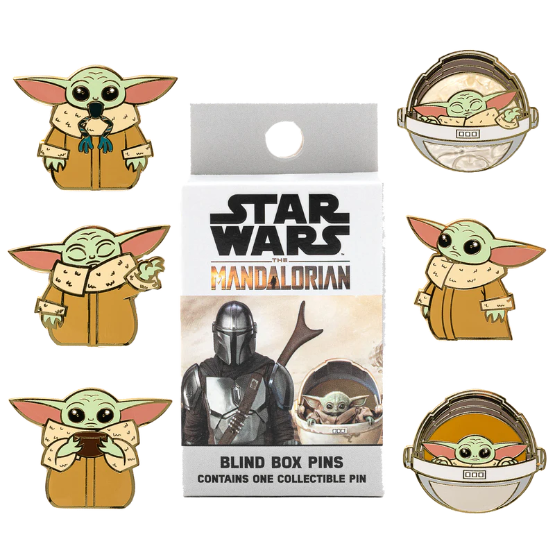 Star Wars - Loungefly The Mandalorian The Child Blind Box Pins.