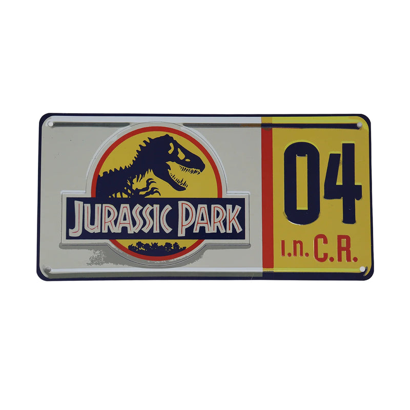 Jurassic Park - Numberplate Tin Sign