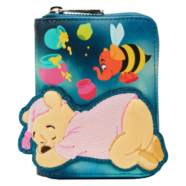 Disney - Loungefly Winnie the Pooh Heffa Dreams Zip Around Purse