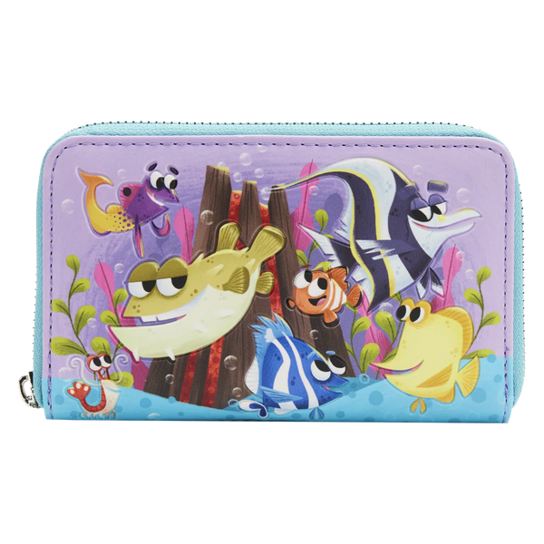 Disney - Loungefly Pixar Moment Finding Nemo Zip Around Purse