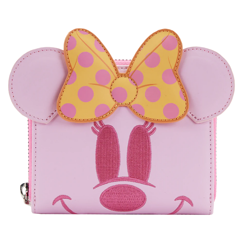 Disney - Loungefly Minnie Mouse Pastel Ghost Zip-Around Purse