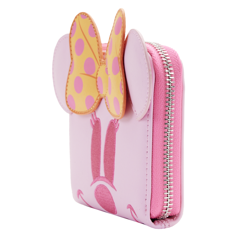 Disney - Loungefly Minnie Mouse Pastel Ghost Zip-Around Purse