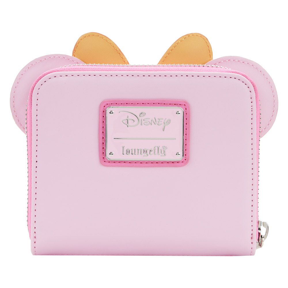 Disney Loungefly Minnie Mouse Pastel Ghost Zip Around Purse