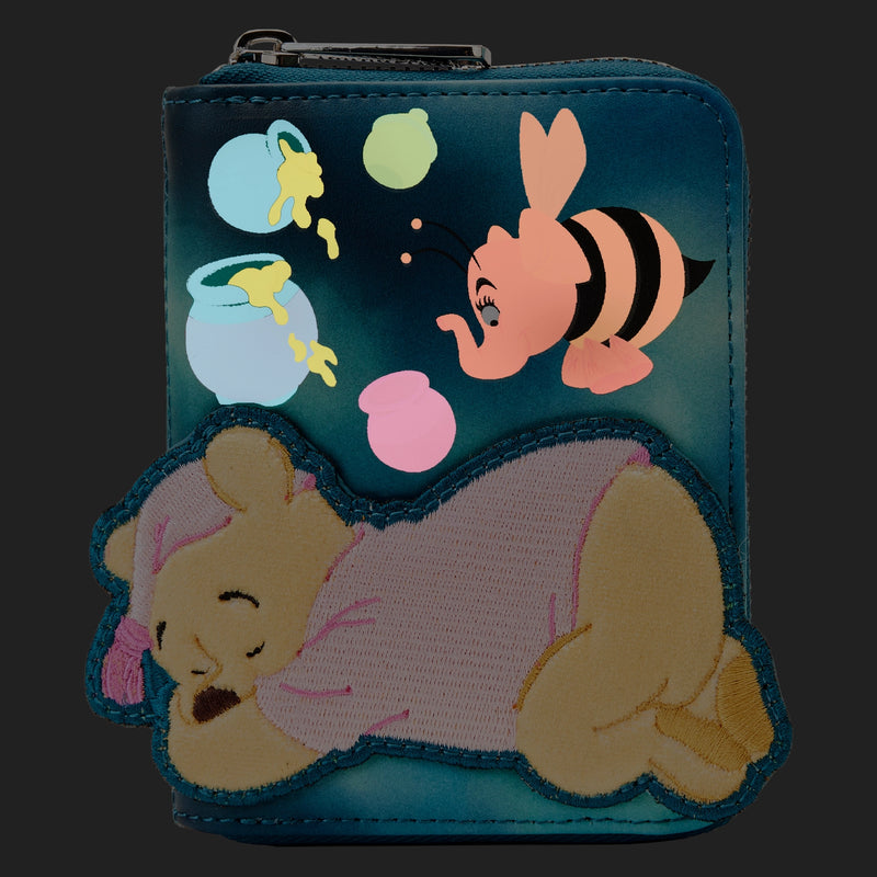 Disney - Loungefly Winnie the Pooh Heffa Dreams Zip Around Purse