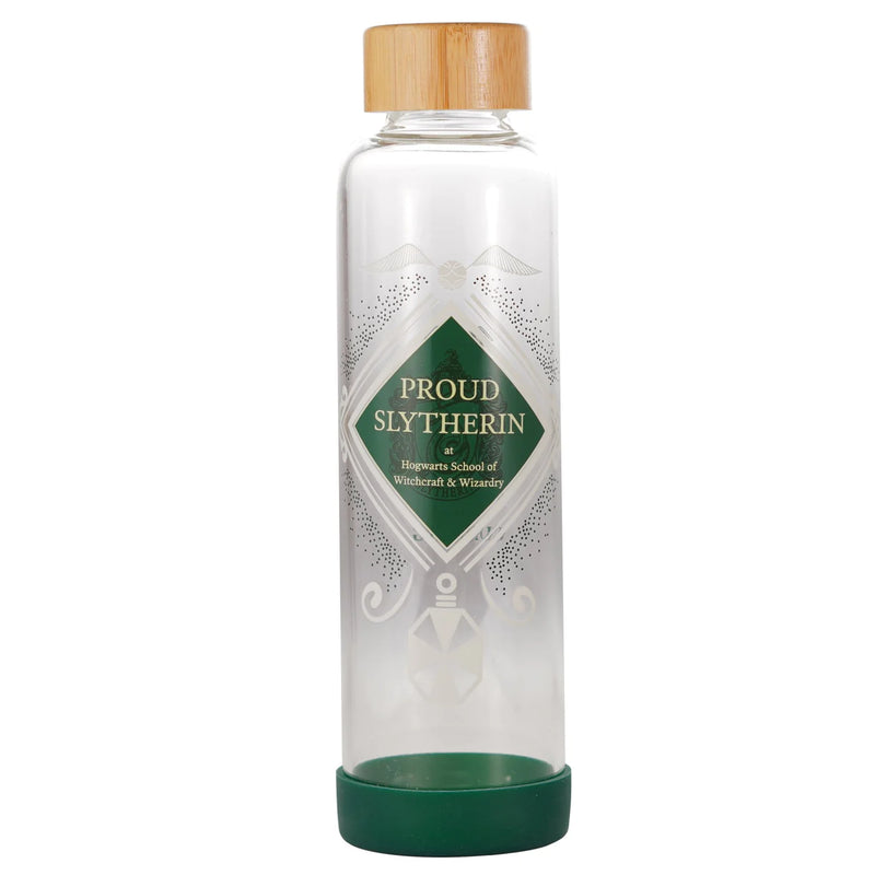 Harry Potter - Water Bottle Glass Proud Slytherin