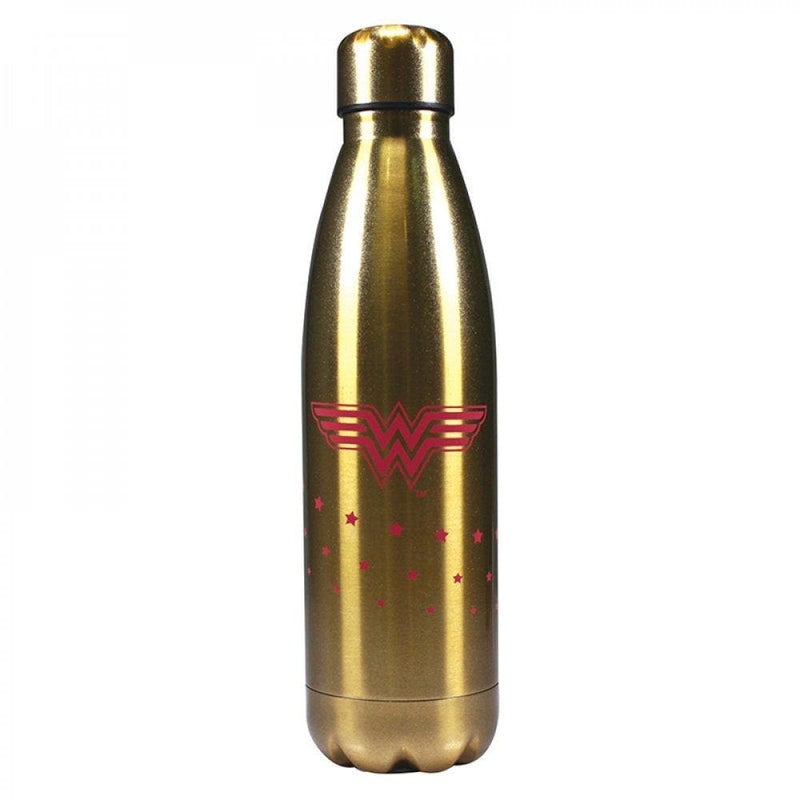 DC Comics - Wonder Woman Gold Metal Water Bottle
