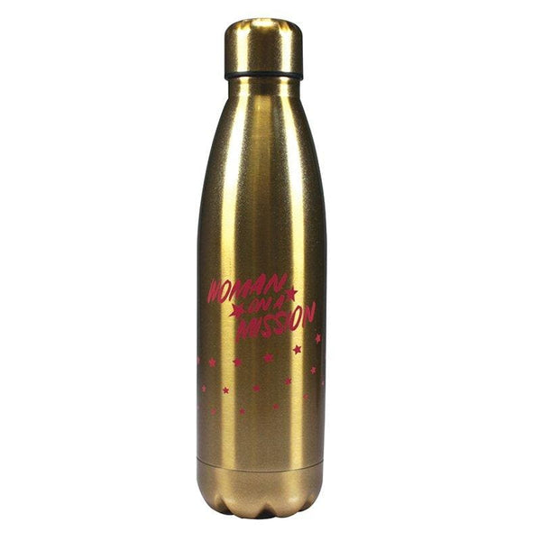 DC Comics - Wonder Woman Gold Metal Water Bottle