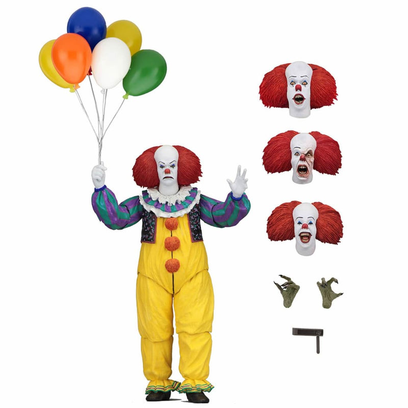 IT - 7 Scale Action Figure Ultimate Pennywise (1990)