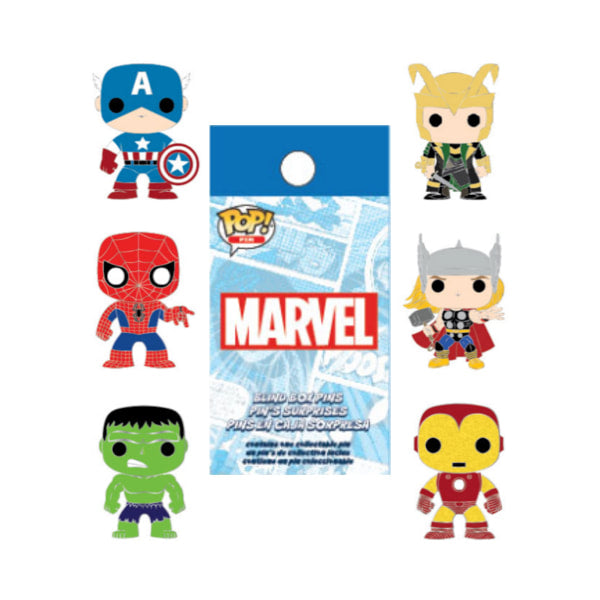 Marvel - Loungefly Pop! Marvel Blind Box Pins.