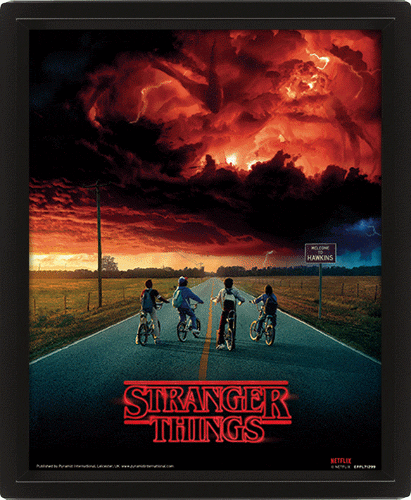 Stranger Things - Mind Flayer 3D Lenticular Framed Poster